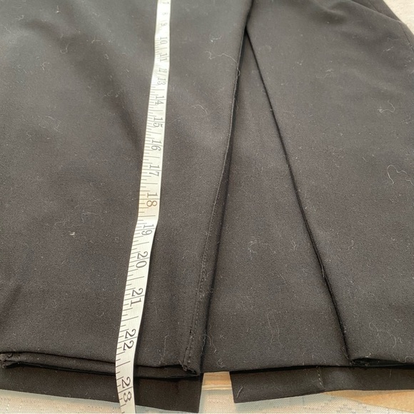 Calvin Klein Black Pensil Lined Midi Wrap Strech Skirt with Silver Buckle size 8 - Picture 9 of 10